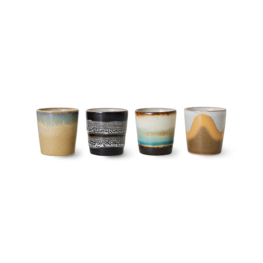 70's Ceramics Egg Cups (set of 4) Granite - LEEF mode en accessoires