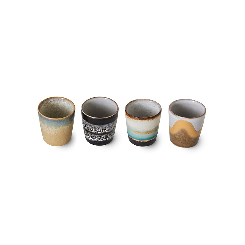 70's Ceramics Egg Cups (set of 4) Granite - LEEF mode en accessoires