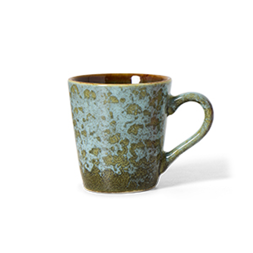 70's Ceramics Espresso Mug Verdigris