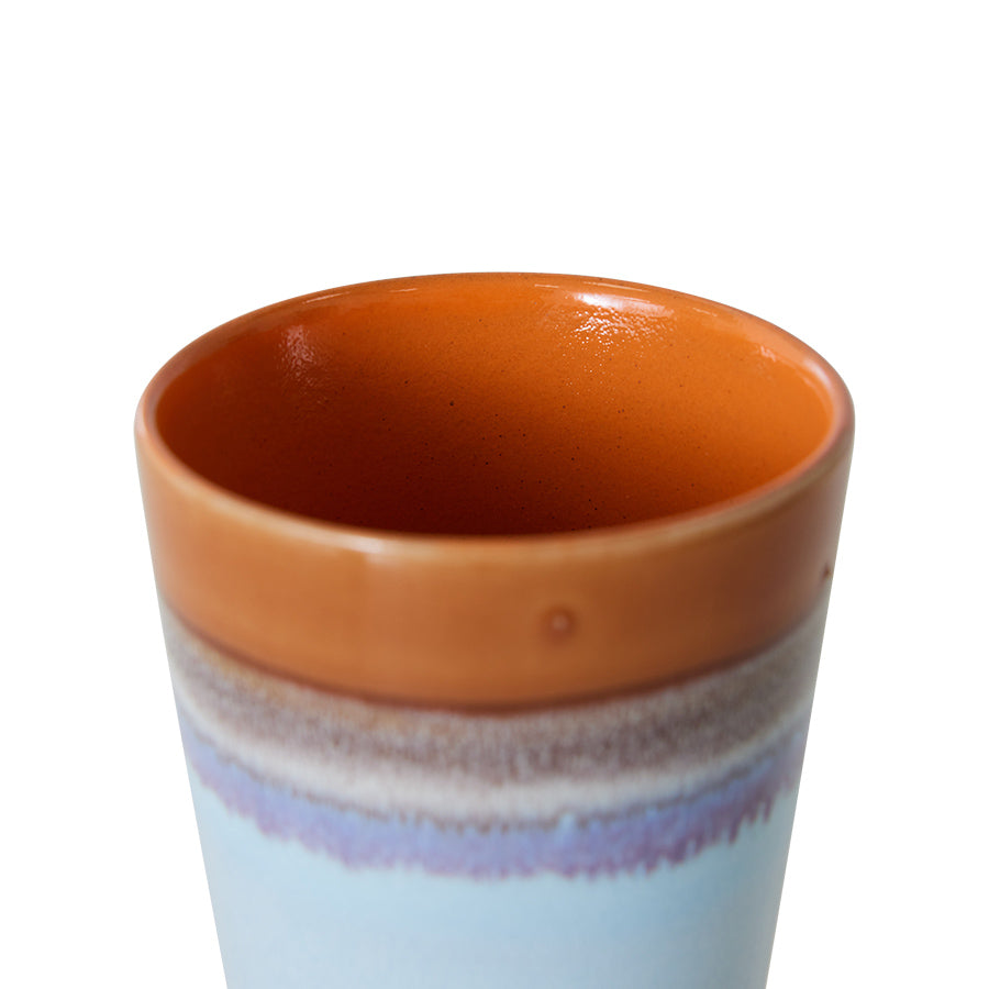 70's Ceramics Latte  Mug Ash - LEEF mode en accessoires