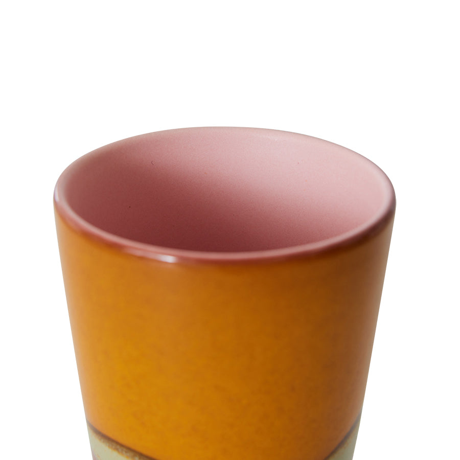 70's Ceramics Latte Mug Clay - LEEF mode en accessoires