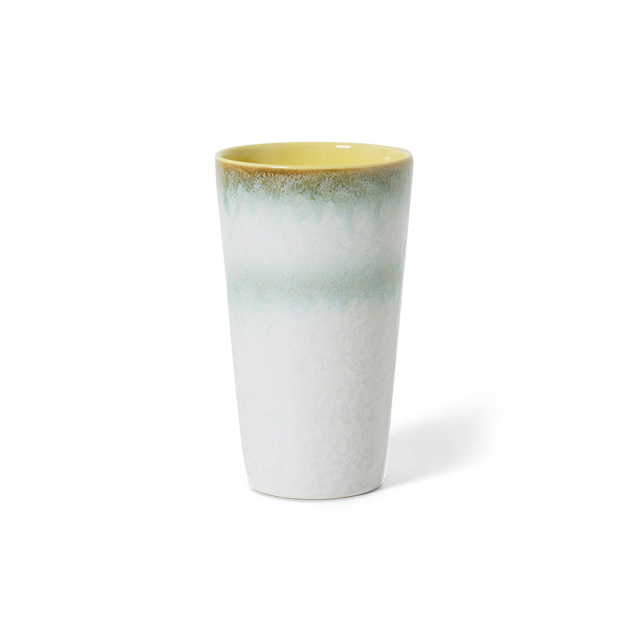 70's Ceramics Latte Mug Petal