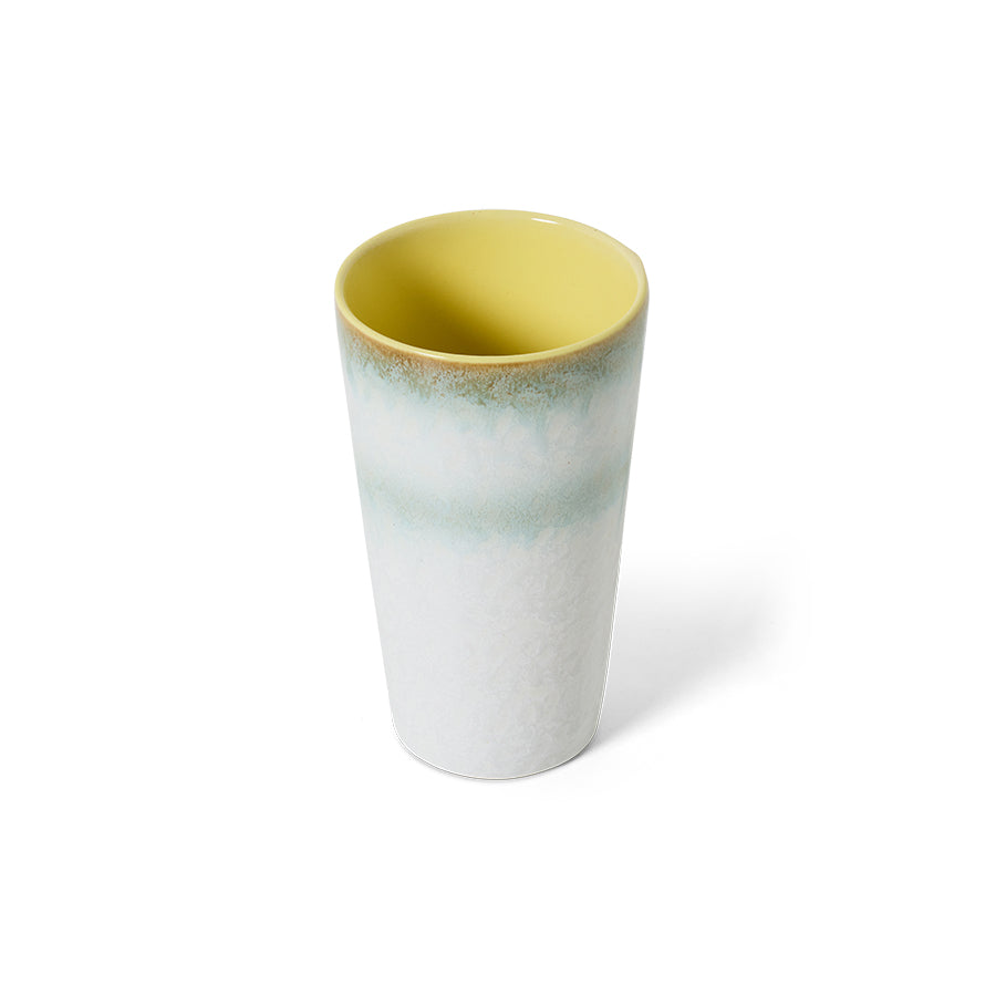 70's Ceramics Latte Mug Petal