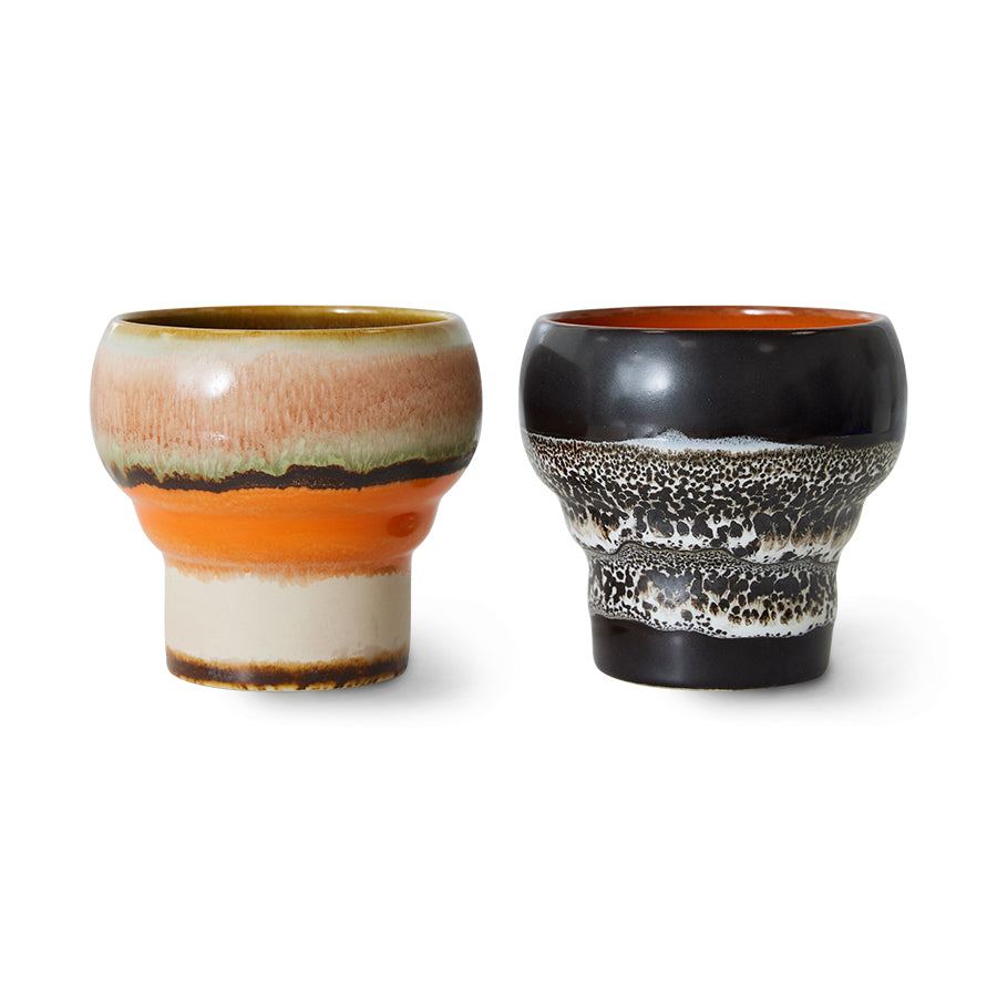 70's Ceramics Lungo Mugs Merge - LEEF mode en accessoires