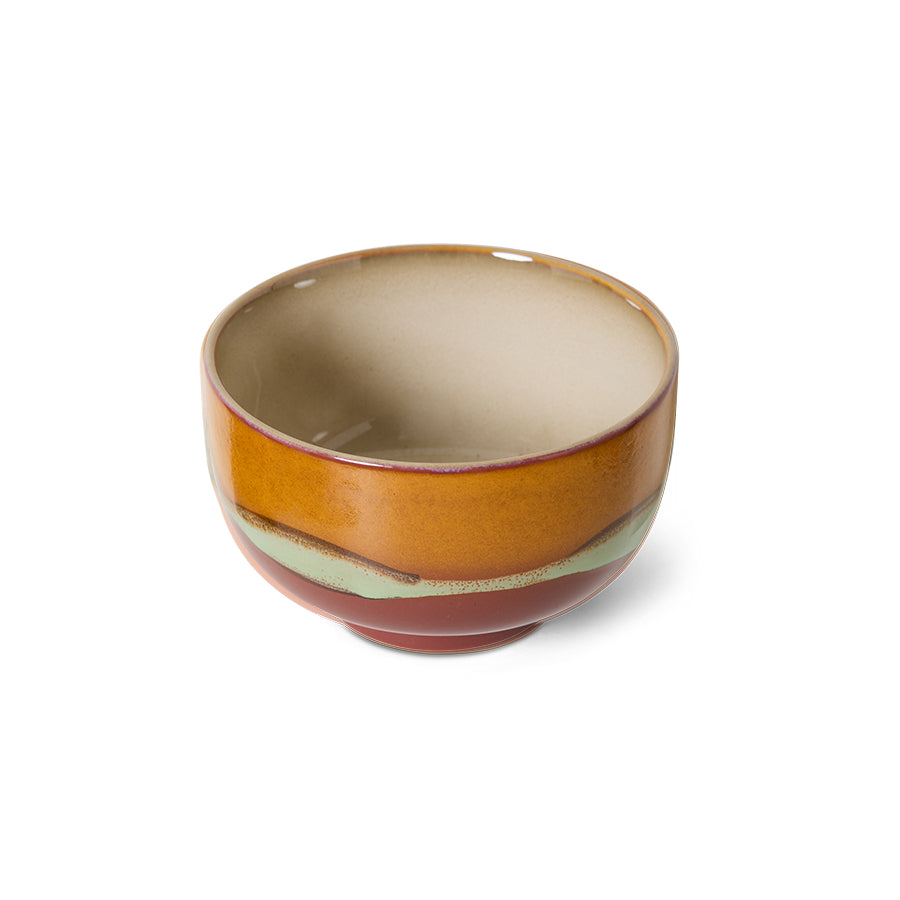 70's Ceramics Noodle Bowl Clay