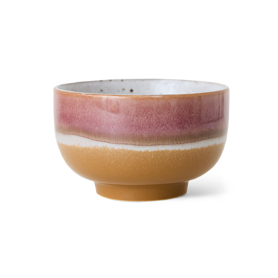70's Ceramics Noodle Bowl Prairie