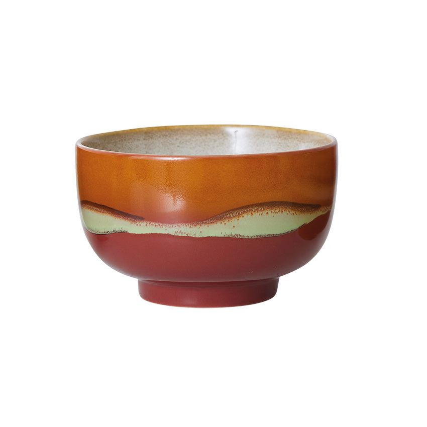 70's Ceramics Noodle Bowls Clay - LEEF mode en accessoires