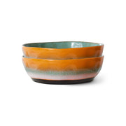 70's Ceramics Pasta Bowl Golden Hour - LEEF mode en accessoires