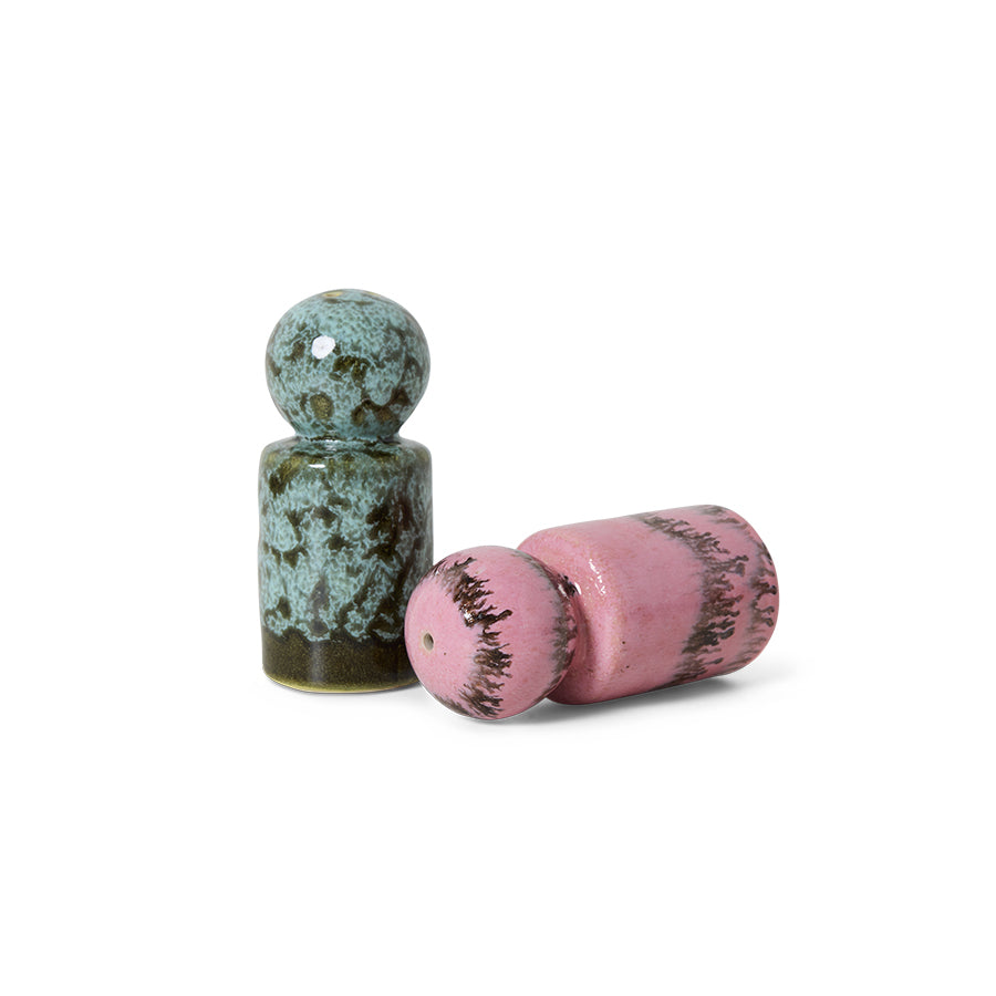 70's Ceramics Pepper & Salt Jar Baroque - LEEF mode en accessoires