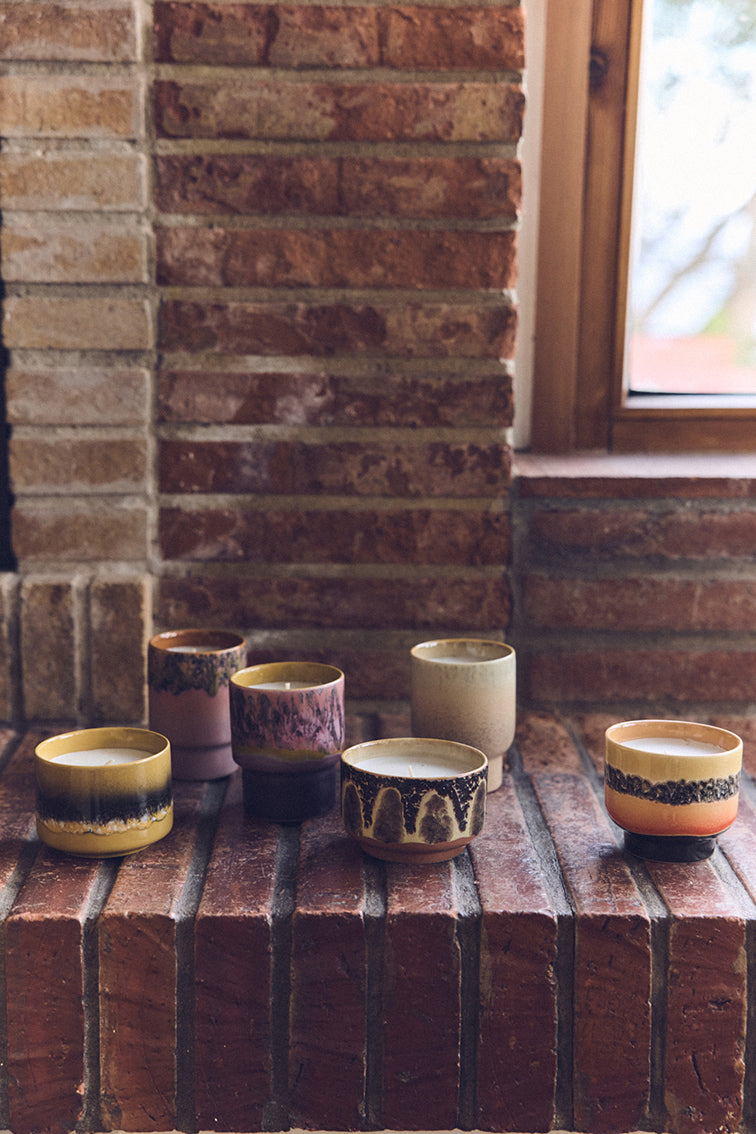 70's Ceramics Small Scented Candle Cape Town - LEEF mode en accessoires