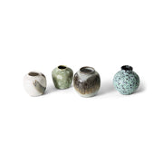 70's Ceramics Small Vases (set of 4) Canyon - LEEF mode en accessoires