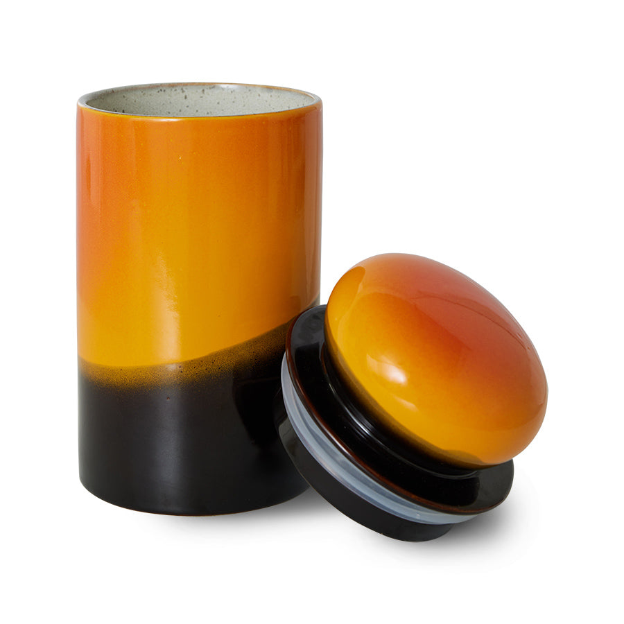 70's Ceramics Storage Jar Sunshine - LEEF mode en accessoires