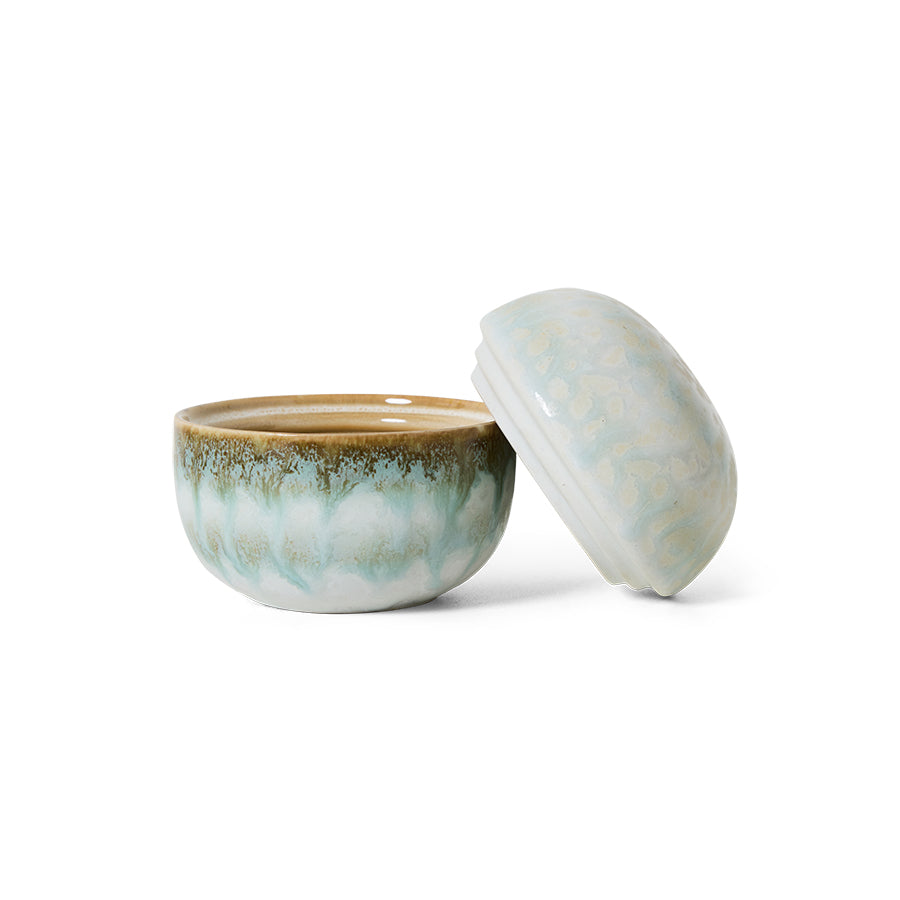 70's Ceramics Sugar Pot Petal - LEEF mode en accessoires