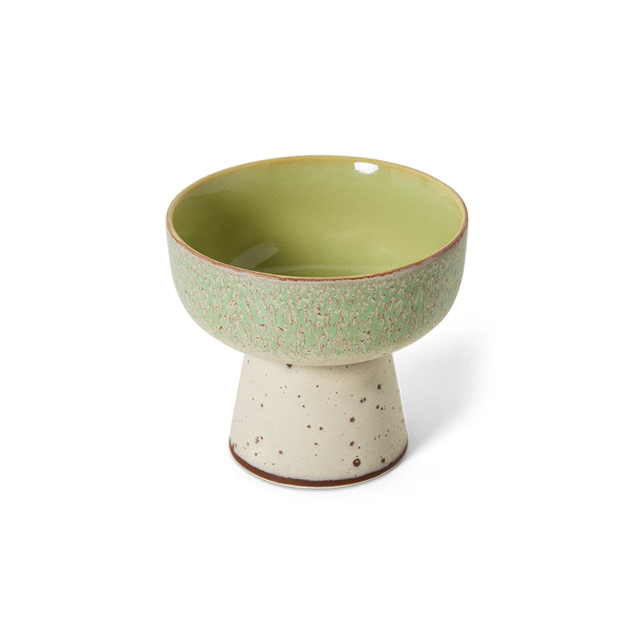 70's Ceramics Tapas Bowl on Base L Slush - LEEF mode en accessoires