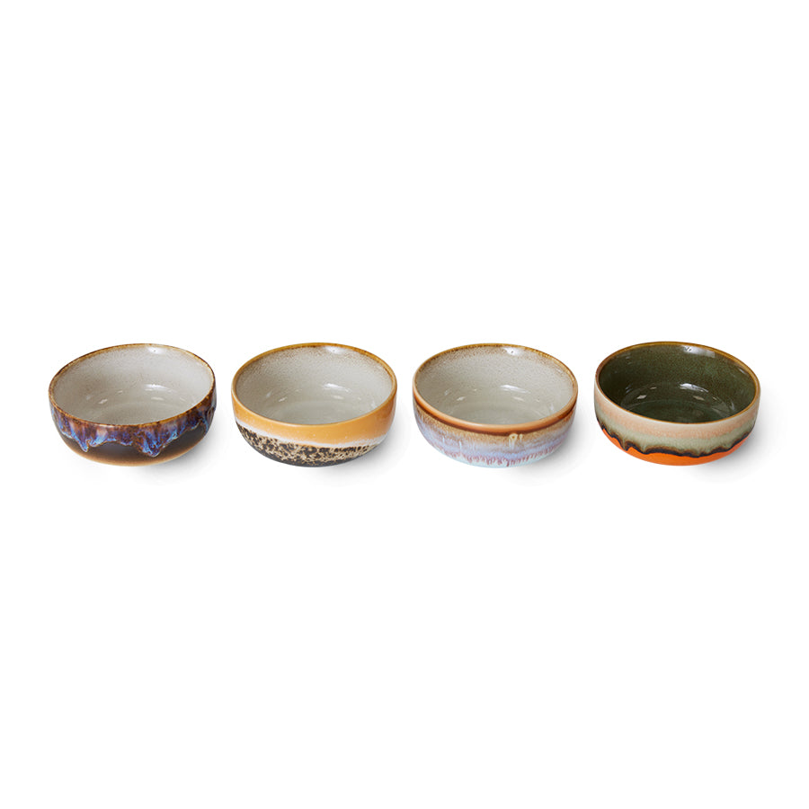 70's Ceramics Tapas Bowls Crystal Aurora - LEEF mode en accessoires