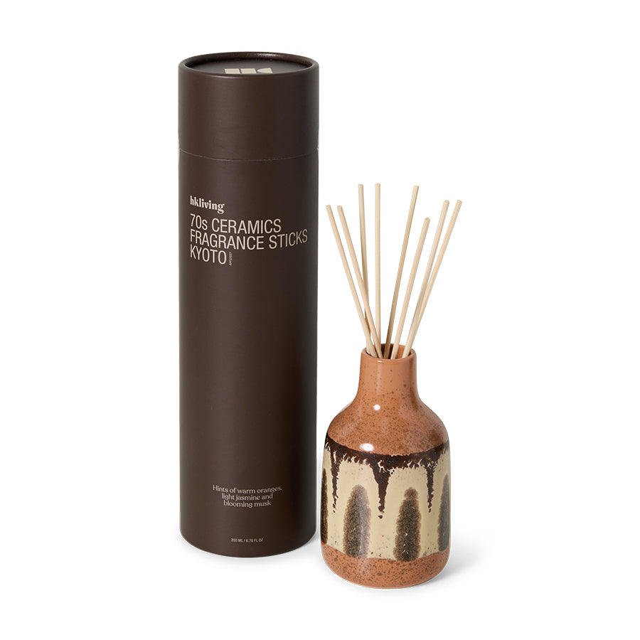 70s ceramics: fragrance sticks Kyoto