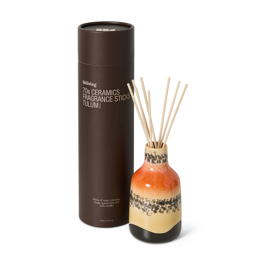 70s ceramics: fragrance sticks Tulum