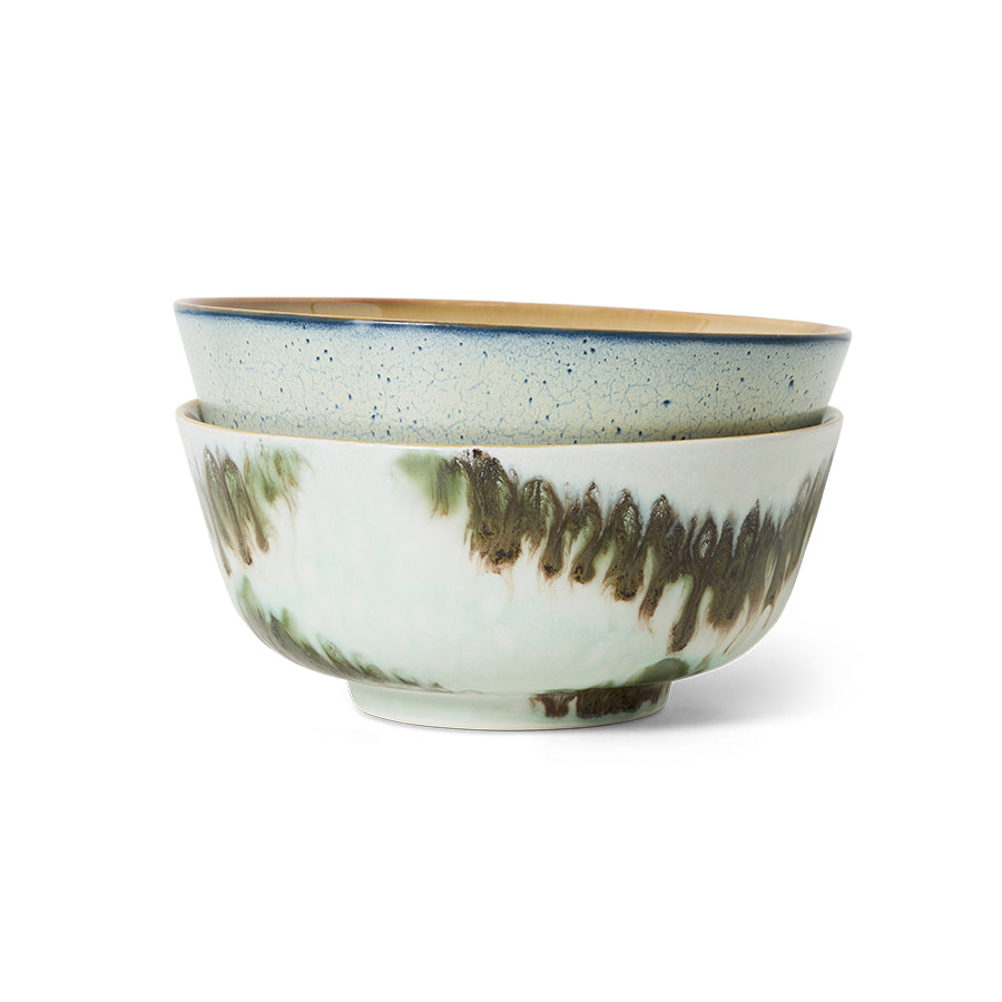 70s ceramics: ramen bowl Thicket