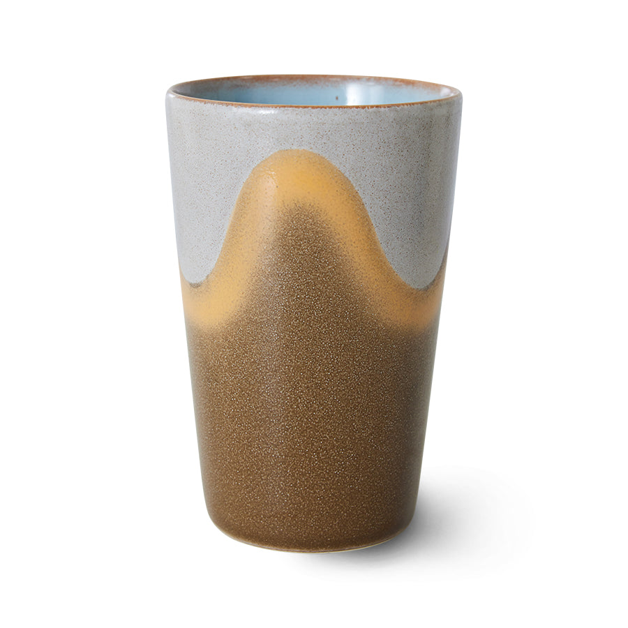 70's ceramics tea mug Oasis - LEEF mode en accessoires