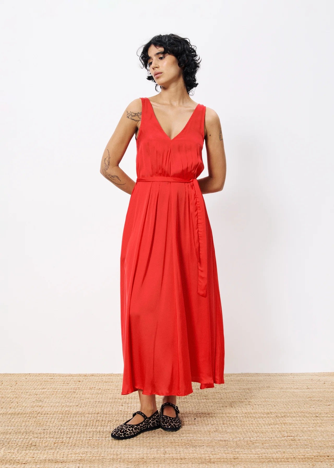 ACHOUAK Robe Rouge - LEEF mode en accessoires