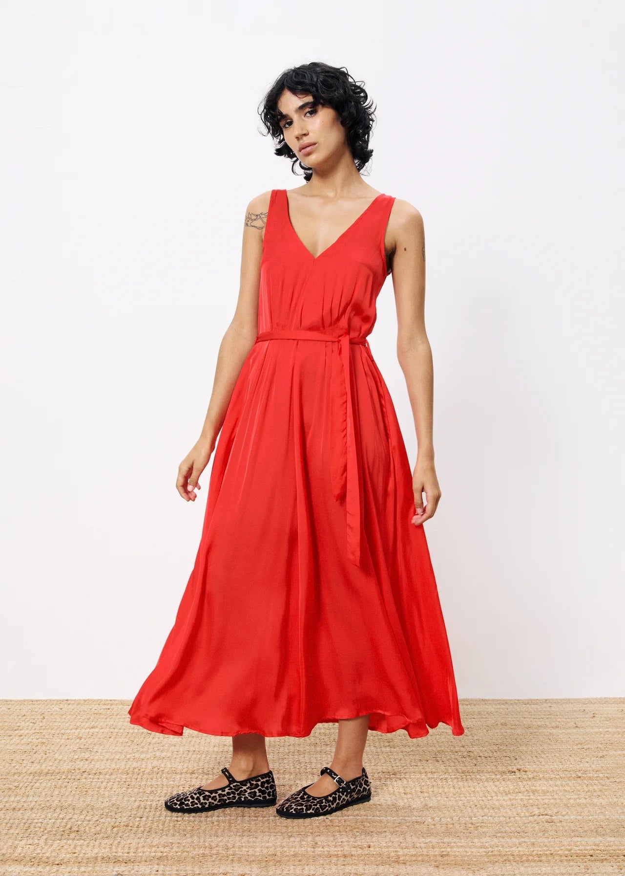 ACHOUAK Robe Rouge - LEEF mode en accessoires