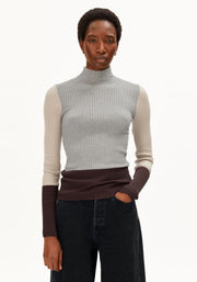 ALAANIAPATCHKNITSWEATER3869SilverMelange-Sandstone__1