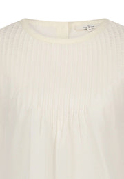 ANNE BLOUSE  9999 Bone White - LEEF mode en accessoires