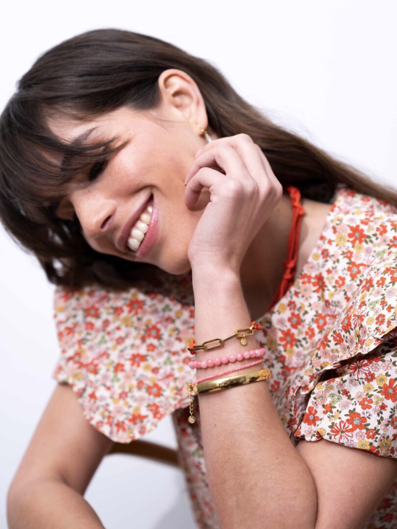 ARMBANDJEMETGEMSTONEBALLETJES_APRICOTapricot__3