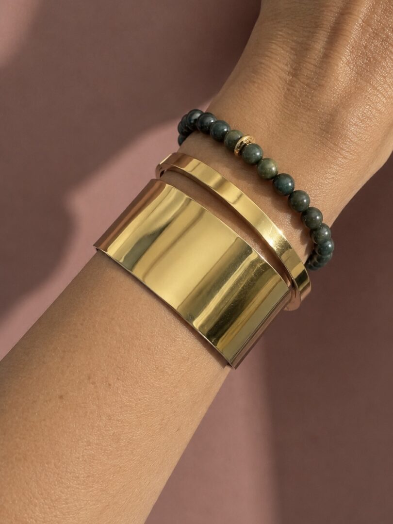 ARMBANDJEMETGEMSTONEBALLETJES_ARMYGREENarmygreen__3