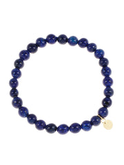 ARMBANDJE MET GEMSTONE BALLETJES / BLAUW blauw - LEEF mode en accessoires