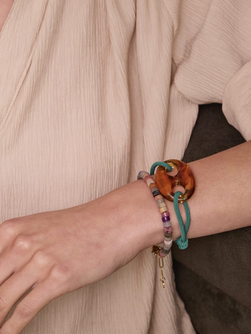 ARMBANDMETXLOPENGEWERKTEBEDELPetrolGroen__5