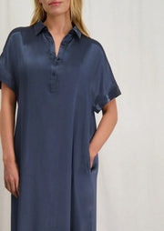 AUBREE DRESS  2249 Indian Ink - LEEF mode en accessoires