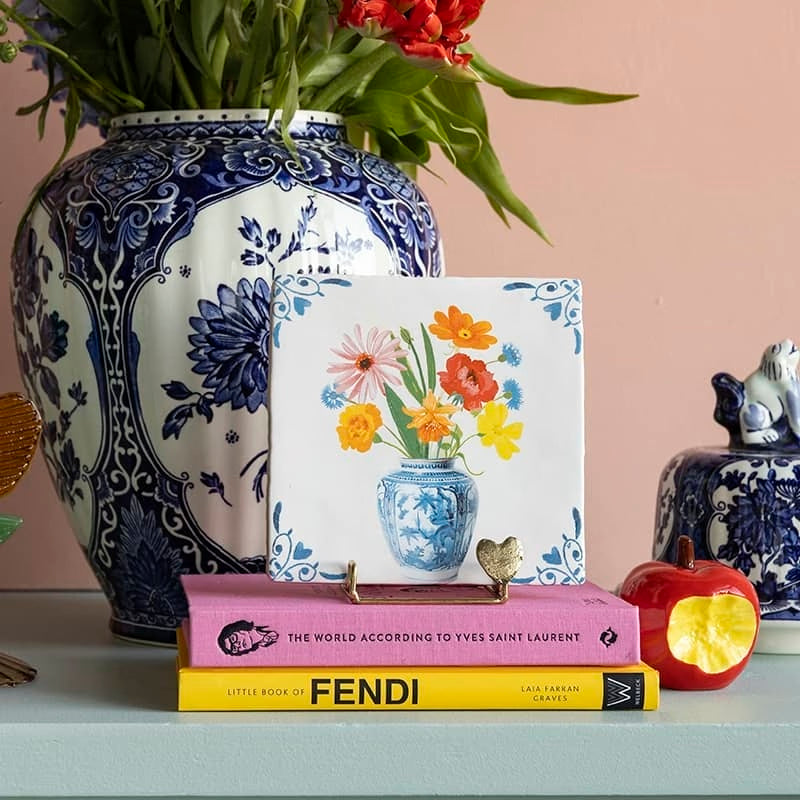 A Vase With Love & Bliss 10x10 cm - LEEF mode en accessoires