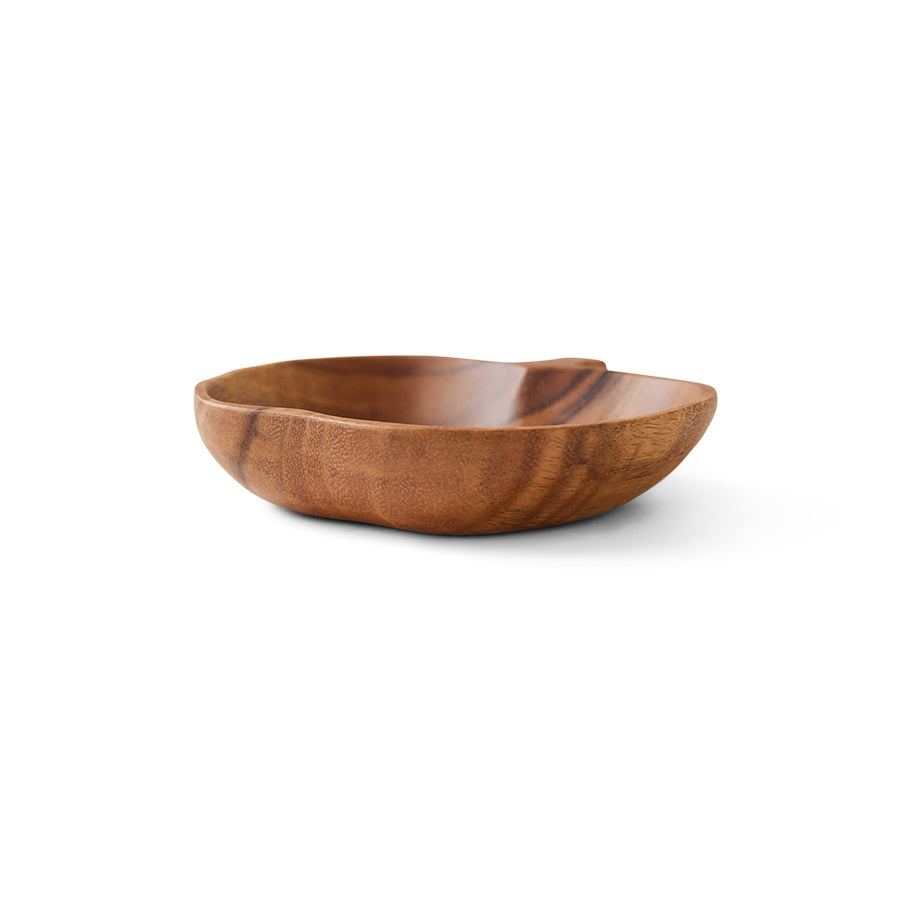 Acacia apple bowl M