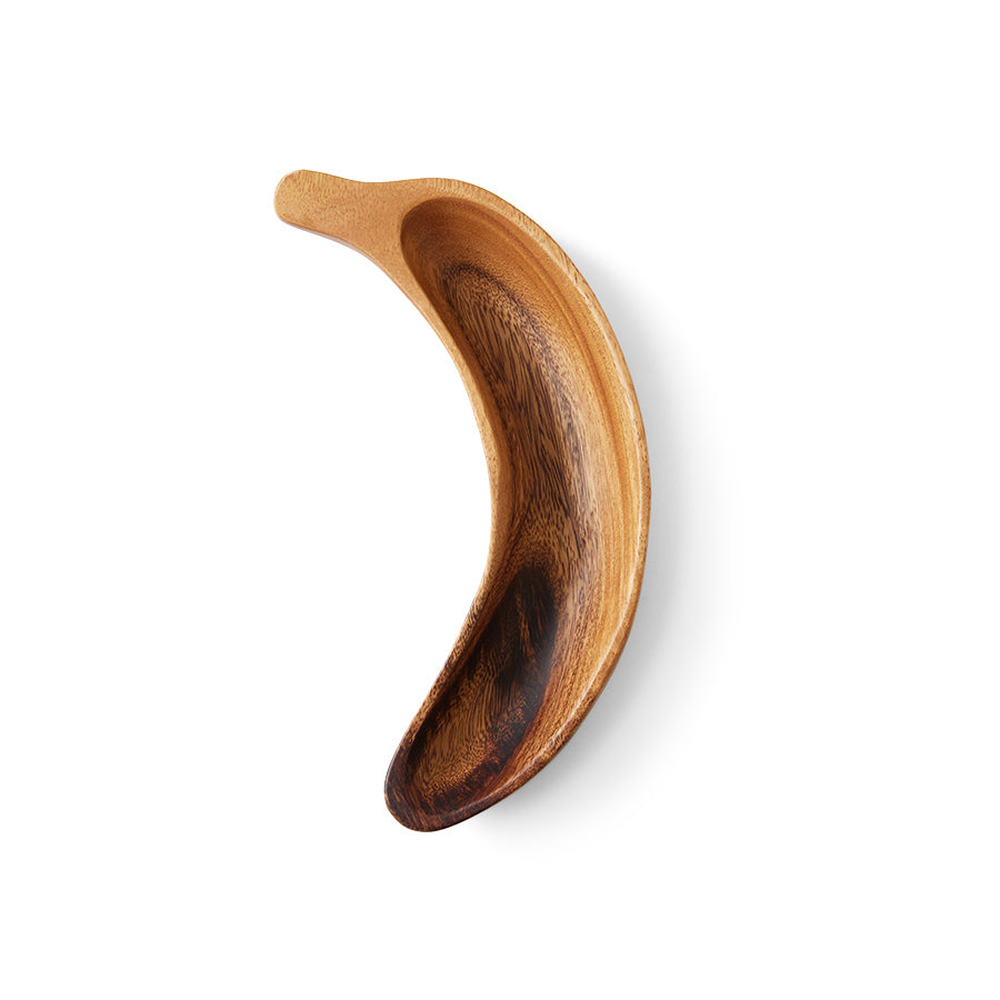 Acacia banana bowl - LEEF mode en accessoires
