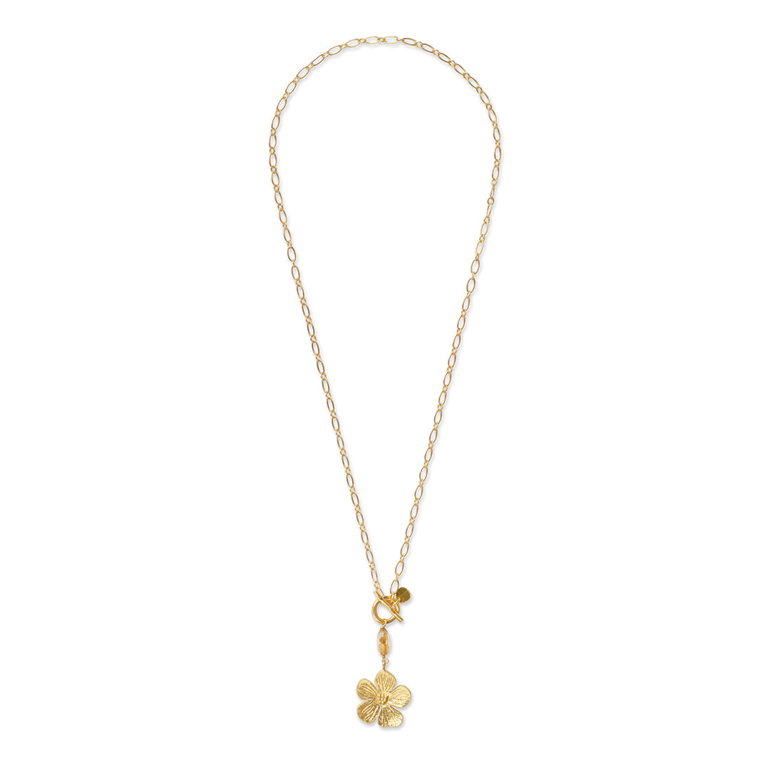 Admirable Citrine Necklace GP Citrine - LEEF mode en accessoires
