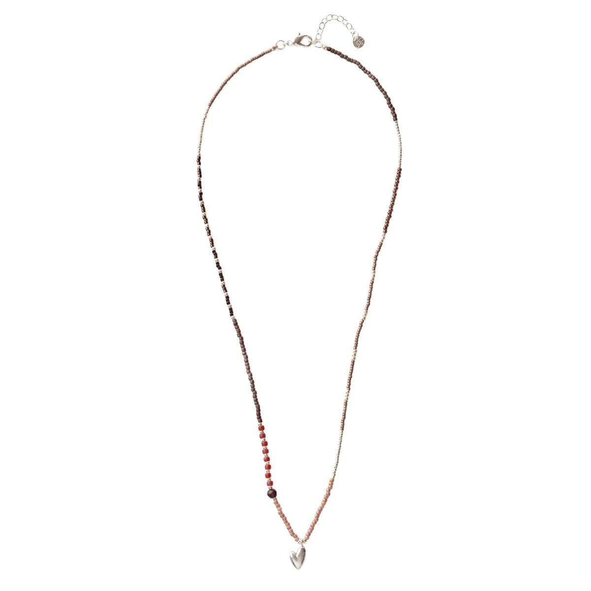 Adventurous Garnet Necklace GC Black onyx