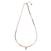 Adventurous Garnet Necklace Gold Colored Garnet - LEEF mode en accessoires