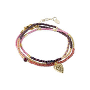 Adventurous Garnet Necklace Gold Colored Garnet - LEEF mode en accessoires