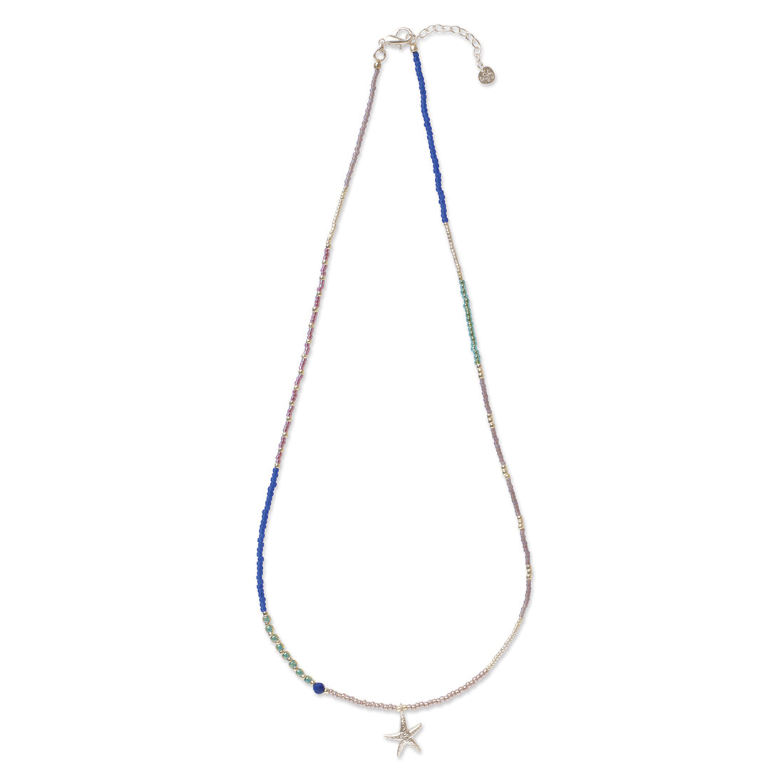 Adventurous Lapis Lazuli Necklace Gold Colored Lapis Lazuli - LEEF mode en accessoires