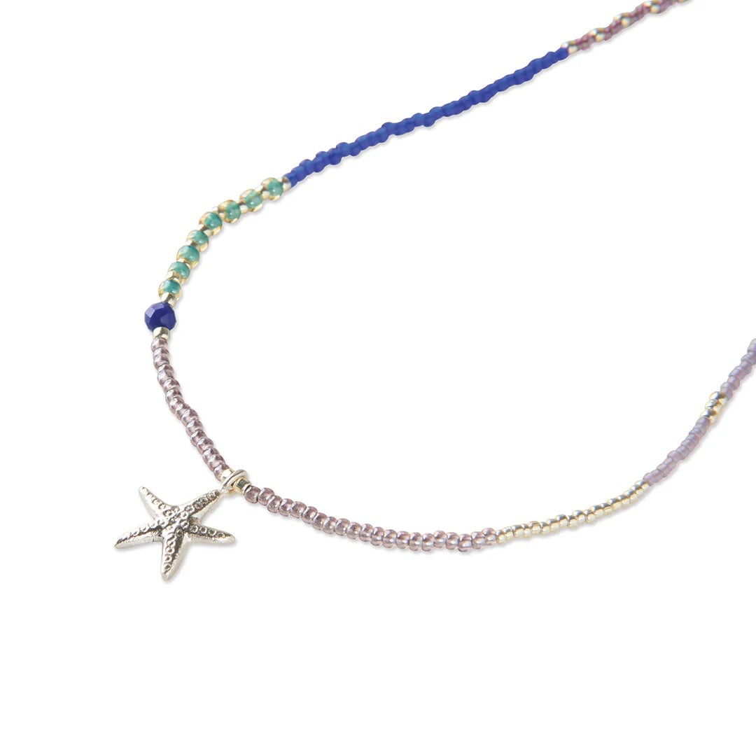 Adventurous Lapis Lazuli Necklace Gold Colored Lapis Lazuli - LEEF mode en accessoires