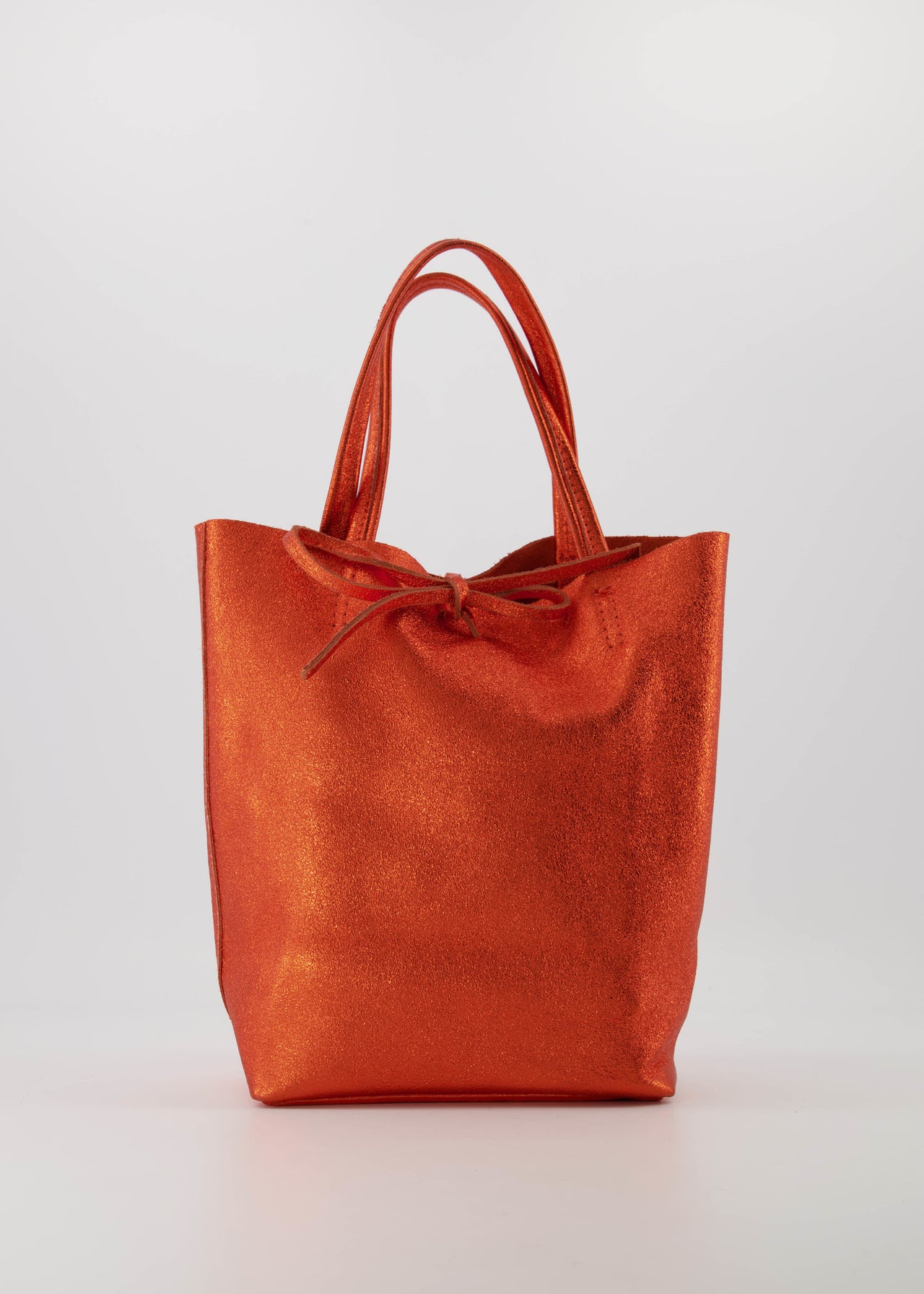 Alice bag Metallic oranje - LEEF mode en accessoires