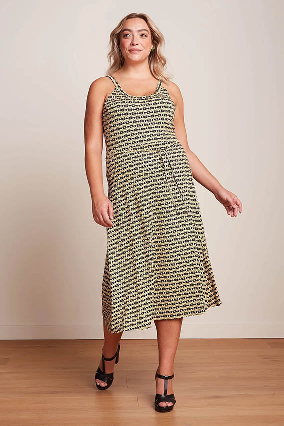 Allison Dress Fusili 001 Black - LEEF mode en accessoires