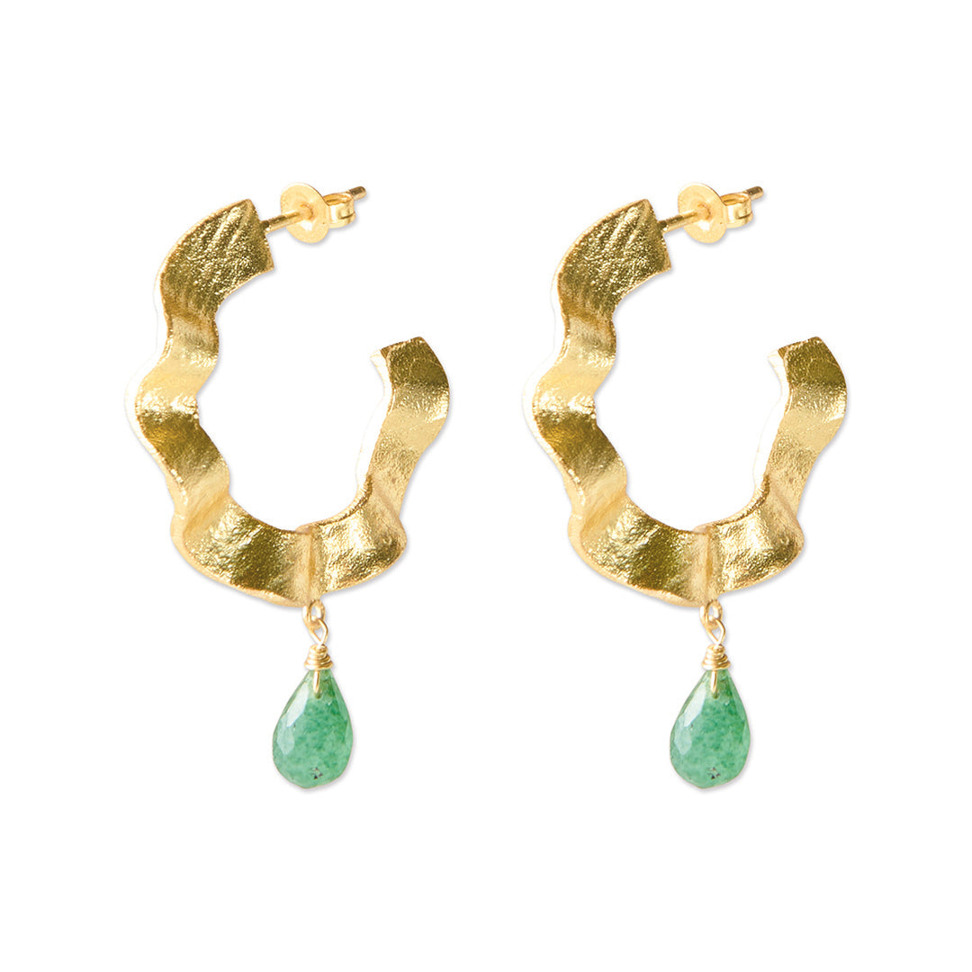 Ambitious Aventurine Earrings GP Aventurine - LEEF mode en accessoires