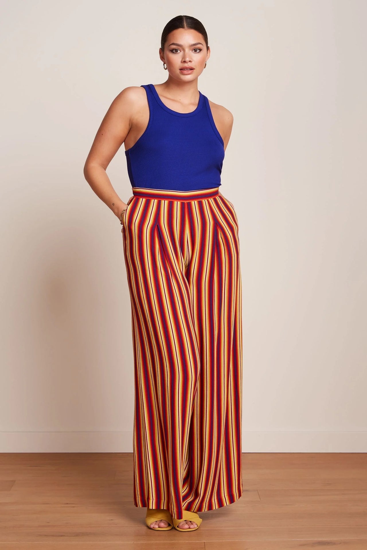 Antonia Pants Giverny 651 True Red - LEEF mode en accessoires