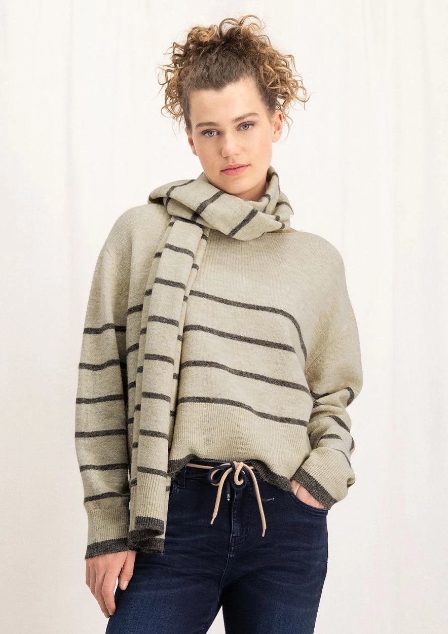 Ariella Scarf 3483 Simple Taupe - LEEF mode en accessoires