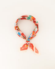 Astrid Groot Sjaals Rood Sun - LEEF mode en accessoires