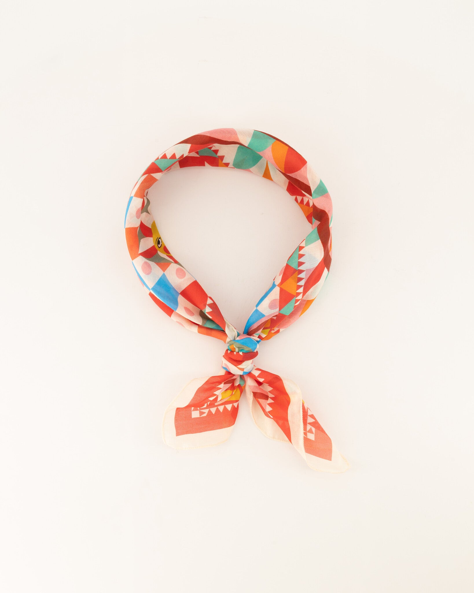 Astrid Groot Sjaals Rood Sun - LEEF mode en accessoires