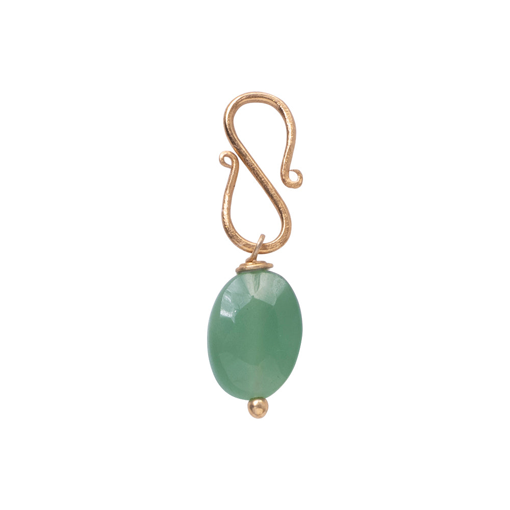 Aventurine Faceted Gemstone Pendant GP - LEEF mode en accessoires