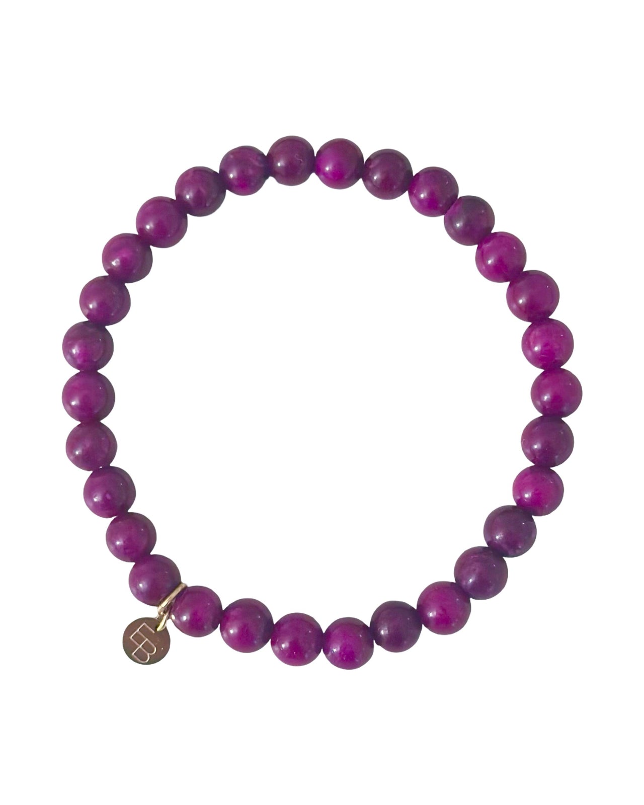 BALLETJES ARMBANDJE GEMSTONE Paars
